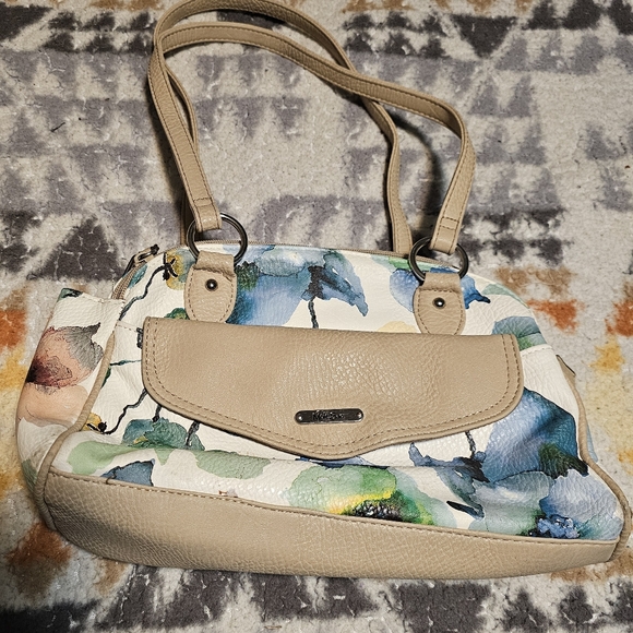 MultiSac bag with neutral background and floral print spring summer vacation - Picture 9 of 10